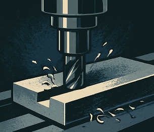 Квадратная обложка поста на тему: Виды фрез по металлу и их назначение