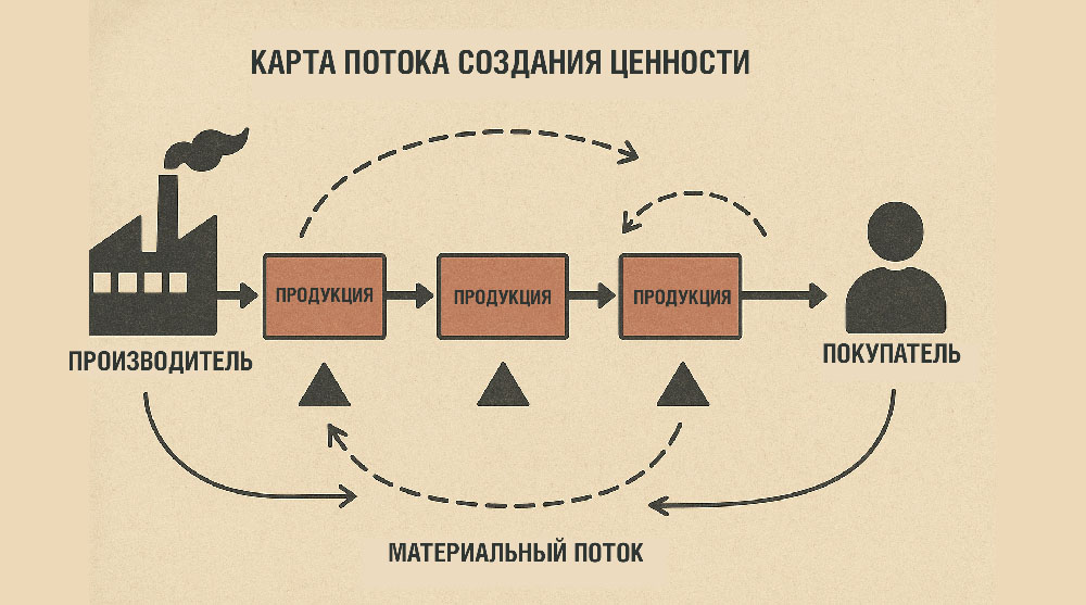 Бережливое производство на практике: как убрать с пути то, что мешает работе 4 berezhlivoe proizvodstvo na praktike kartirovanie potok 01 1000