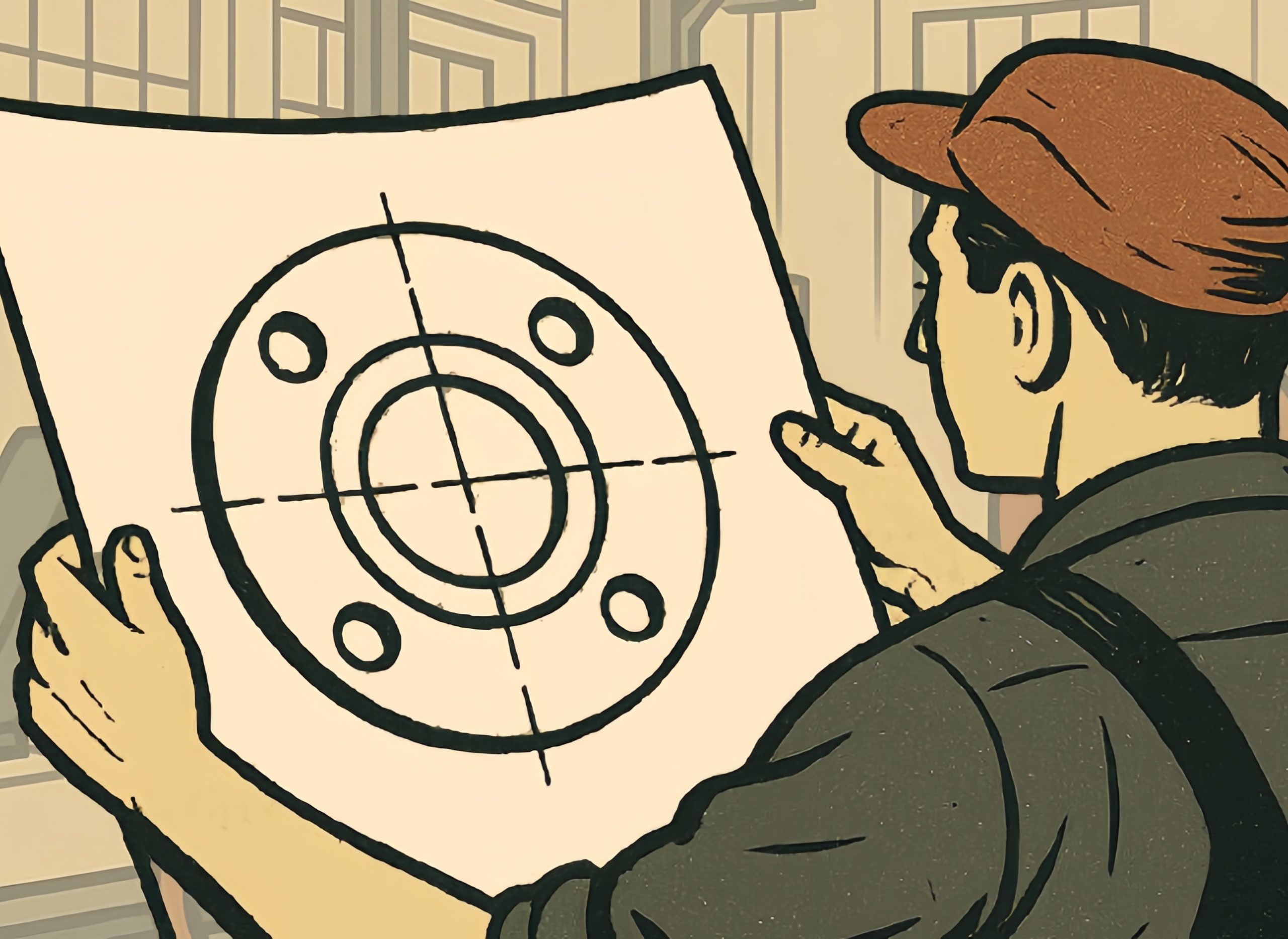 Квадратная обложка поста на тему: Как правильно читать чертежи от заказчика: ошибки интерпретации и как их избежать