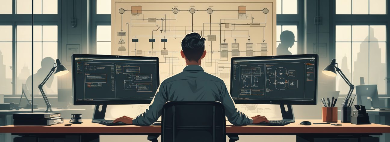 Полноразмерная обложка поста на тему: Рабочее место технолога 2.0: цифровая экосистема вместо чертежной доски