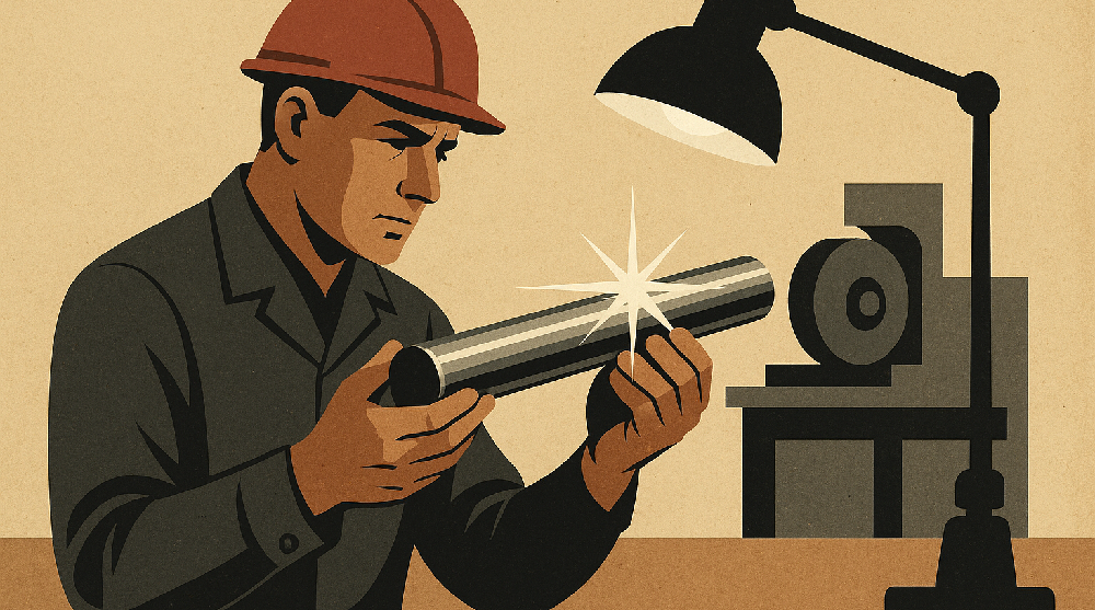 Квадратная обложка поста на тему: Быстрые методы контроля качества: как определить брак без сложного оборудования