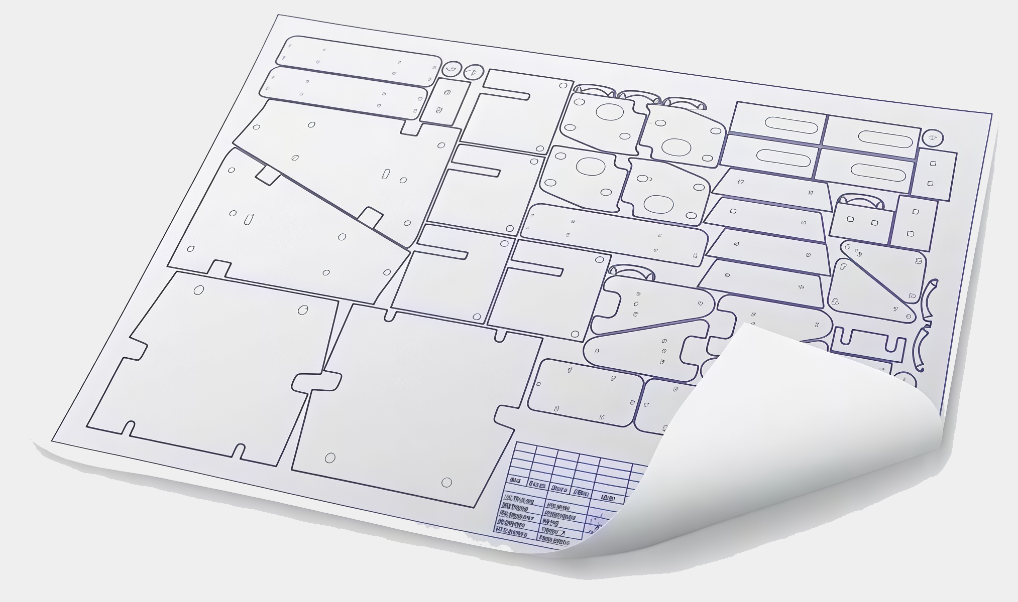 Оптимизация раскроя листовых материалов: приемы против лома 1 Раскройная карта