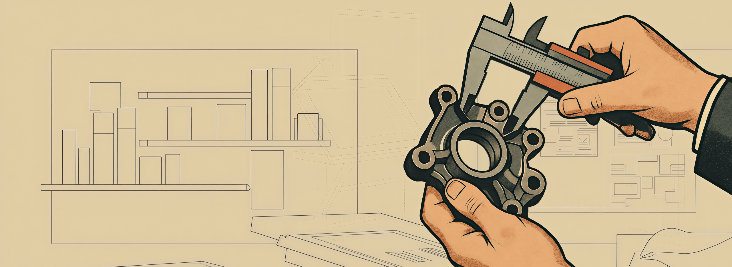 Полноразмерная обложка поста на тему: Быстрые методы контроля качества: как определить брак без сложного оборудования