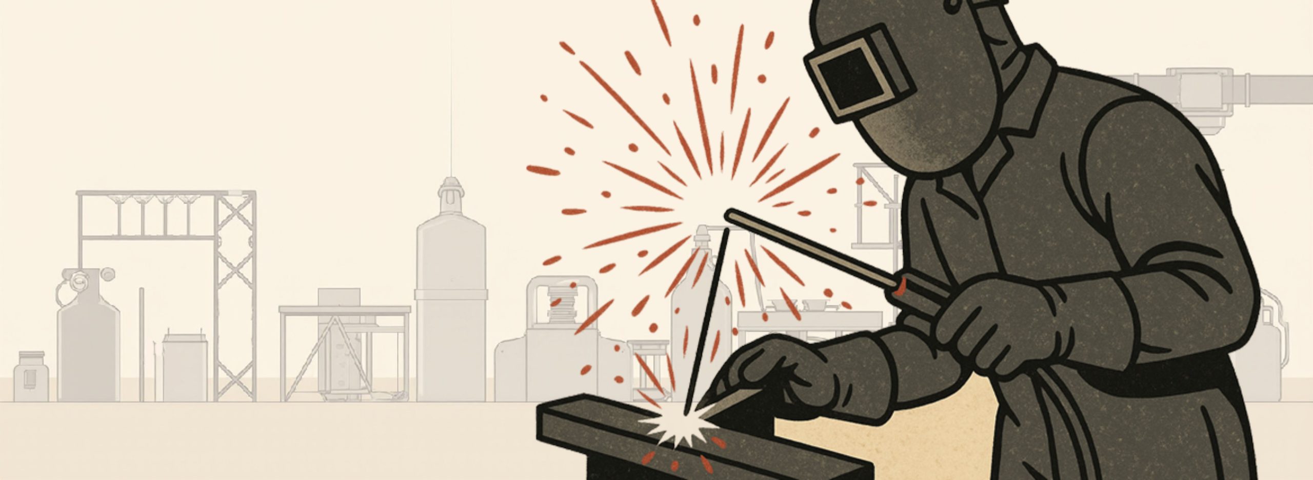 Полноразмерная обложка поста на тему: Сварочные деформации: как их прогнозировать и компенсировать