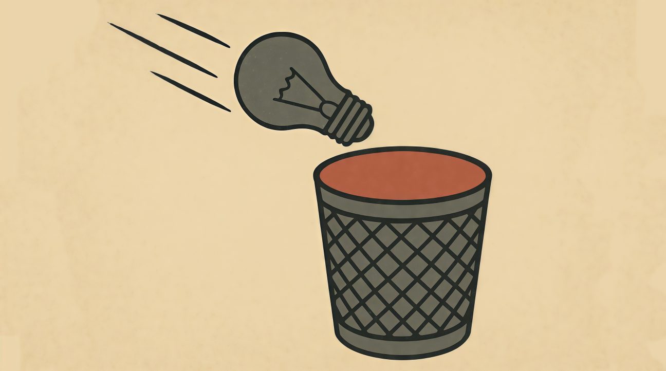 Куда пропадают хорошие идеи