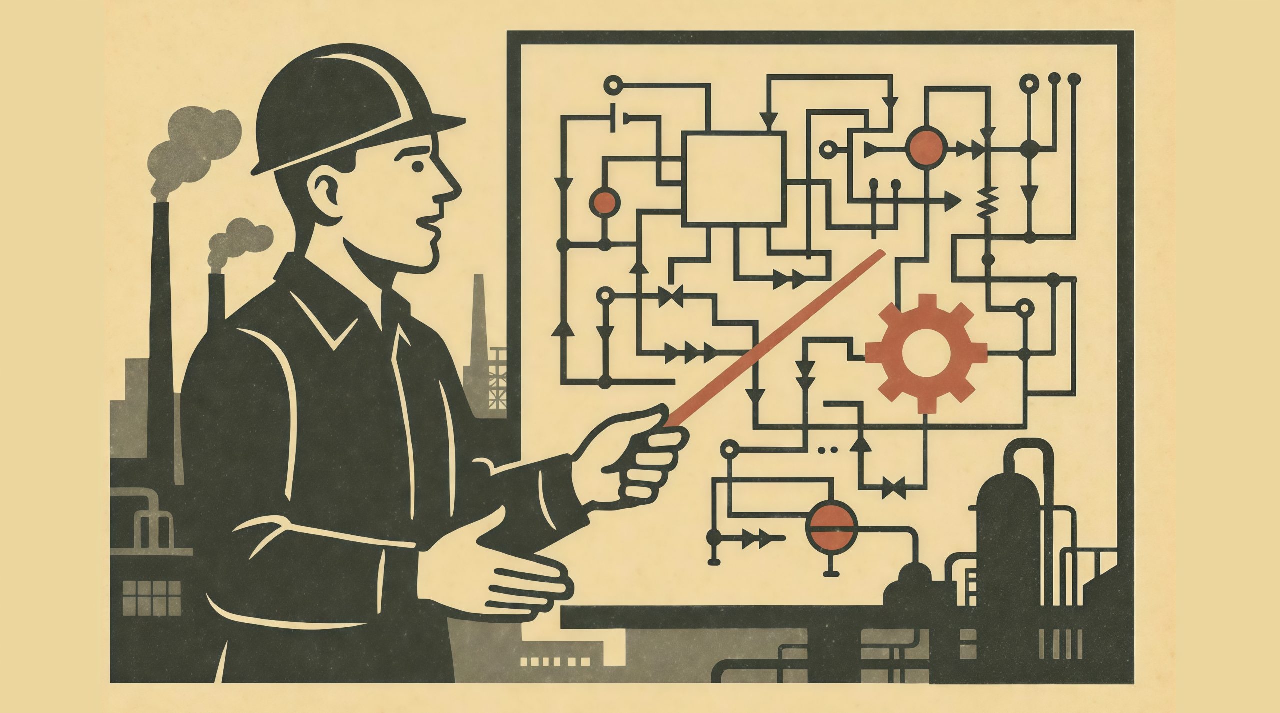 Квадратная обложка поста на тему: Невидимый конструктор: как избежать ситуации, когда вашу идею воплощает другой