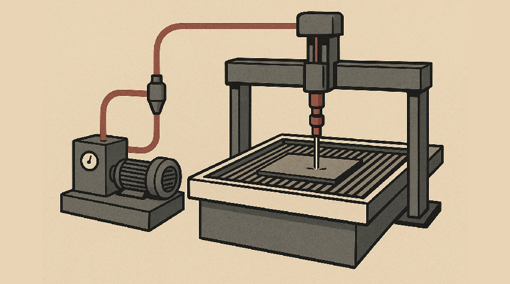 Гидроабразивный станок вибрирует во время работы