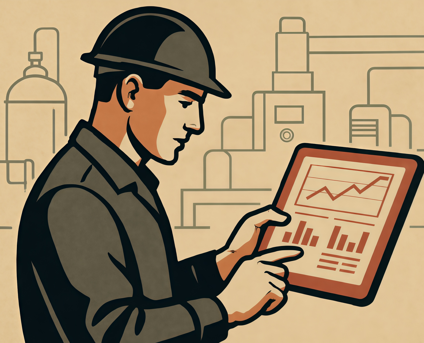 Квадратная обложка поста на тему: Контроль качества на производстве: как построить систему без брака