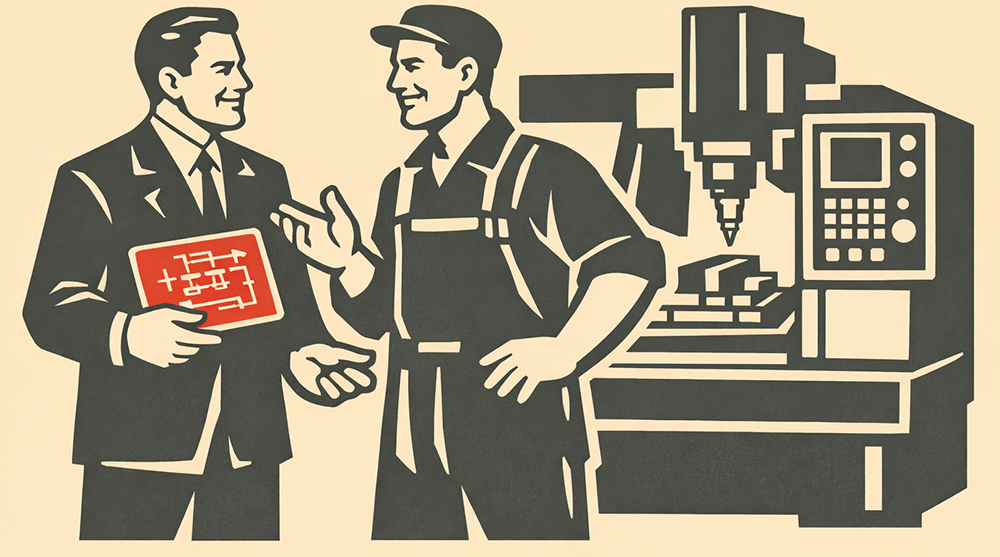 Руководитель интересуется мнением рабочего