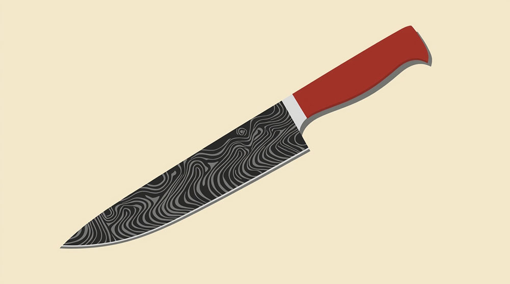 Клинок из дамасской стали