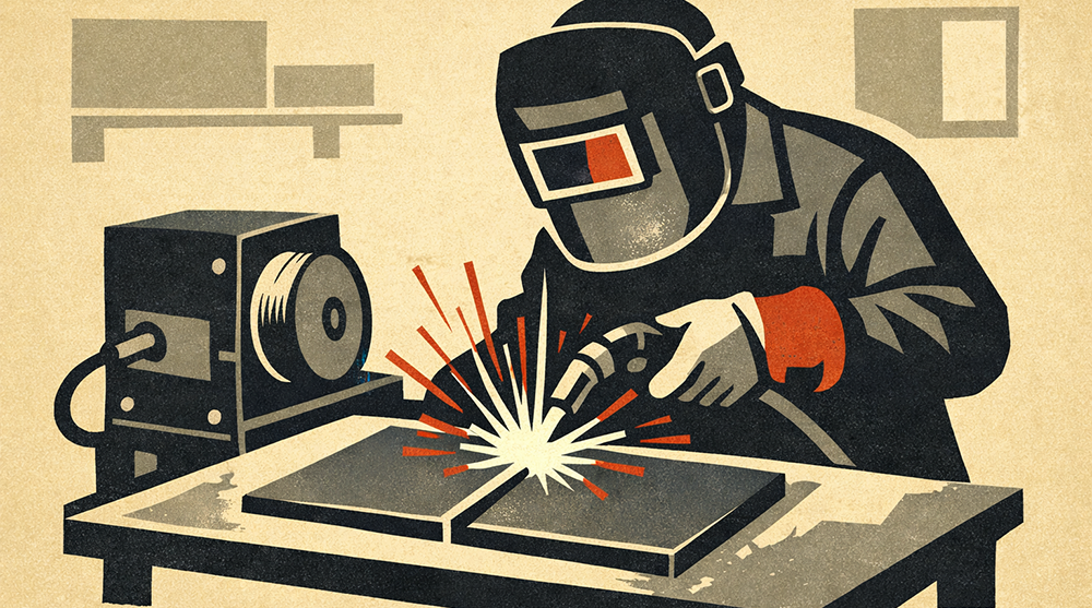 сварка в цеху