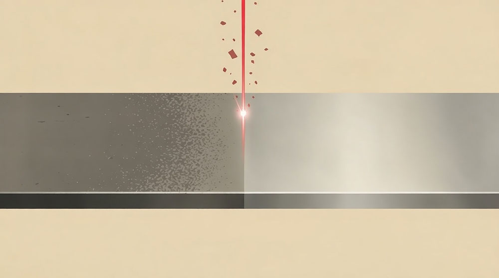 очистка металла лазером