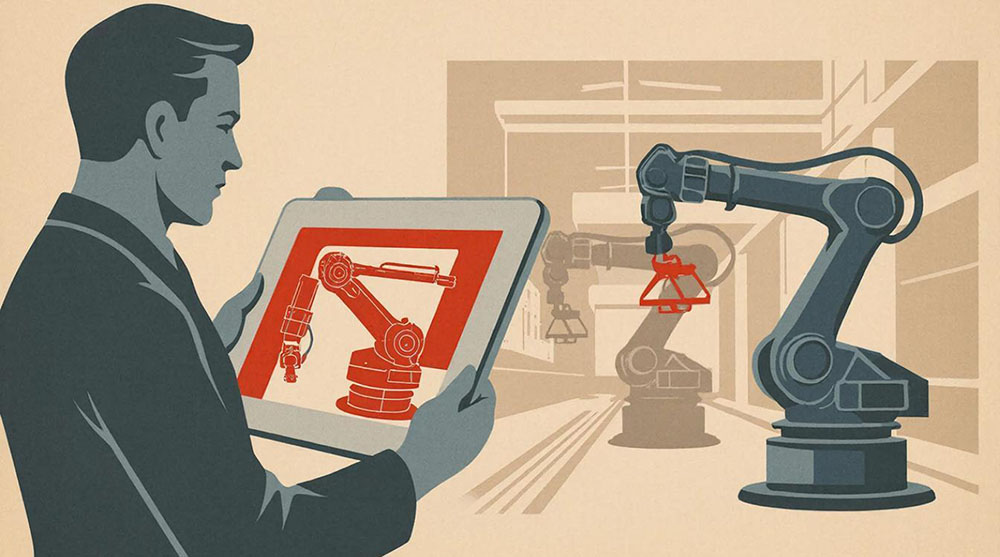 робот манипулятор цифровой двойник