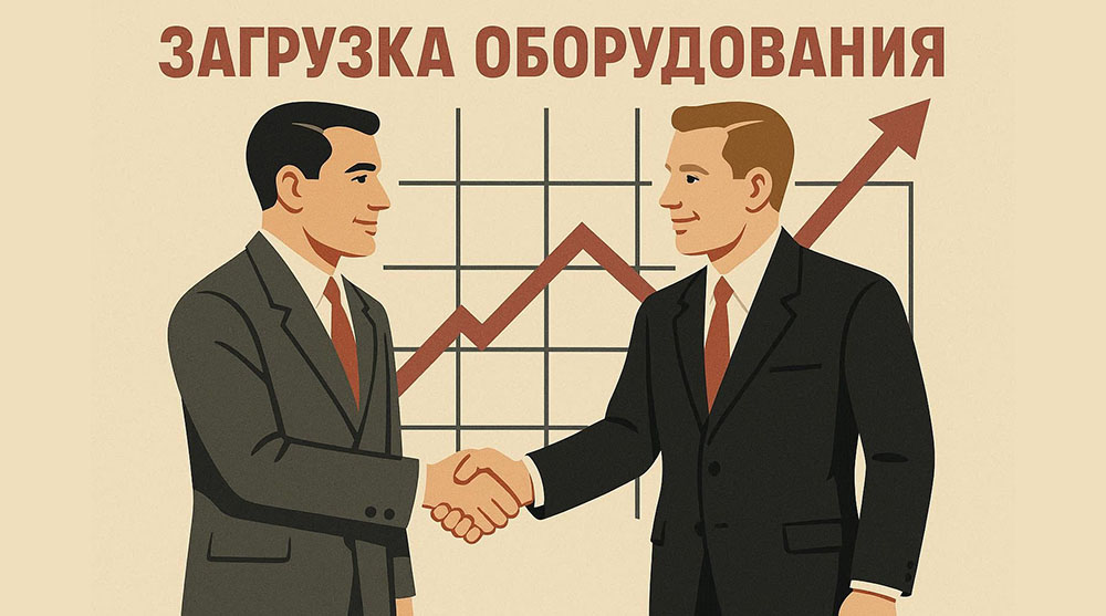 загрузка оборудования растет